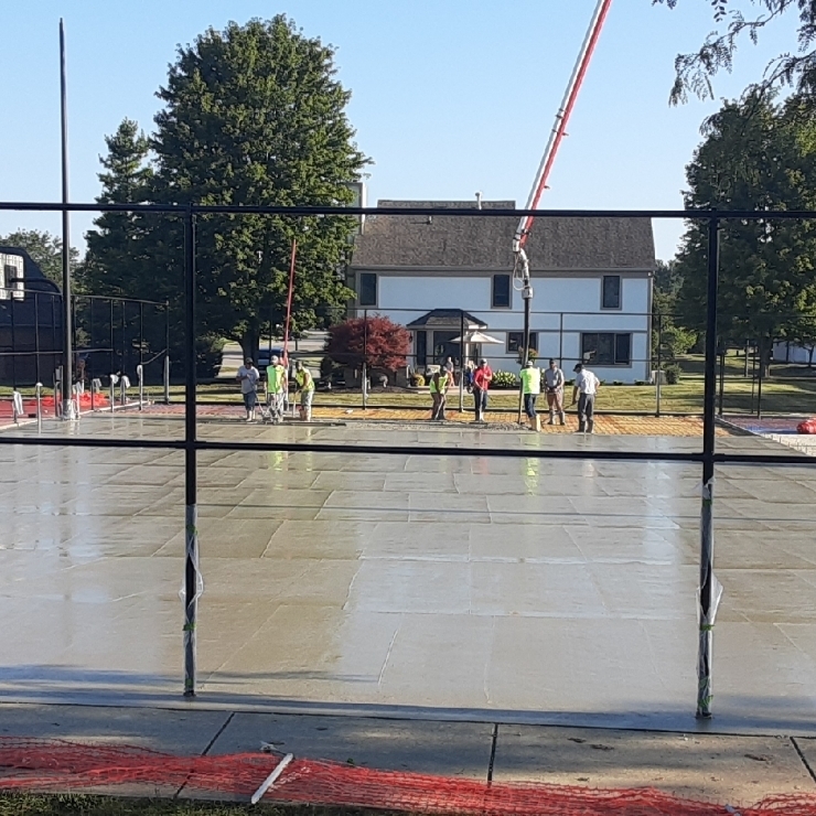 tennis courts
